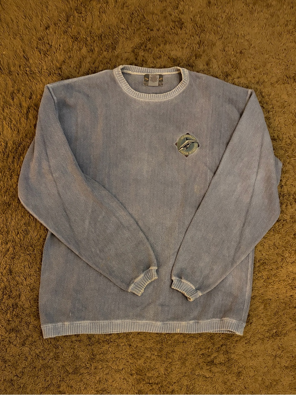 Vintage Seaworld Pale Blue Crewneck Sweater
